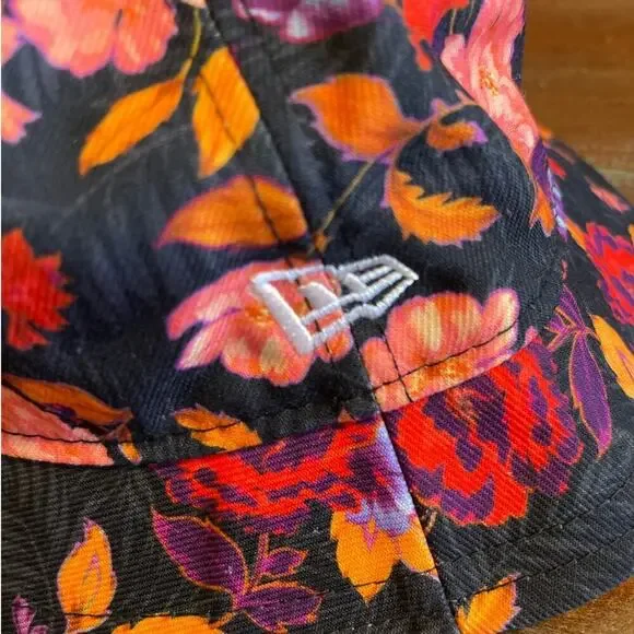 New Era Floral Bucket Hat Outdoor Hiking Cap Sun Hat L / XL - Picture 2 of 6